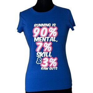Women's Gildan Performance Running Graphic T-Shirt Polyester Junior's Size Small